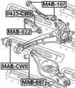 ����������� ������ �������� FEBEST ����������� ������ �������� (������� ������) MITSUBISHI LANCER 00-09 , OUTLANDER 02-06, MAB-087
