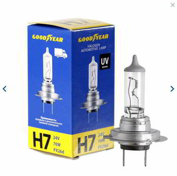 ����� ������������� GoodYear H7 24v 70w; PX26d, GY017240