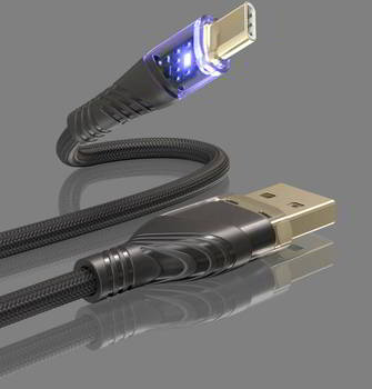 ������ USB WIIIX USB-Type-C; DATA ��� 5A ������� QC4.0/PD; �������: ��������; ������; 1�, CB-805TC-GH-60W-10B