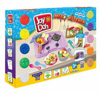 ����� ��� ����� Joy Doh ����� MEGA KITCHEN - ���� �����, ����� � ����������, ���. �����-�����, 27 �����������, 10 ������� � ������, (10 � 56�), KITC-560 pot