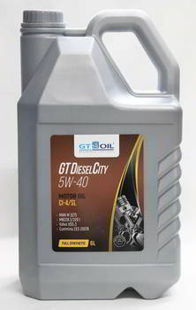 ����� �������� ������������� GT Oil GT Diesel City 5W40, 6 ������., 8809059408278