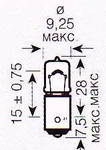����� ������������� OSRAM H6W 12v 6w; BAX9s; �����������, 64132