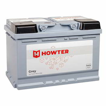 ������� �������������� (���) HOWTER Grey 75Ah, 12V, L3, 700A EN, 278x175x190, ������ ����������, L3075070113