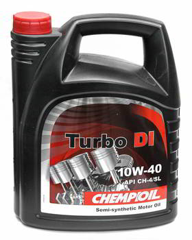 ����� �������� ����������������� Chempioil Turbo DI 10W40 A3/B4, ���������, 5 ������., S1106