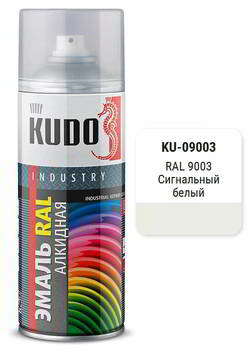 ����� ������������� KUDO RAL 9003 ���������� �����, ��������, 520 ��., KU-09003