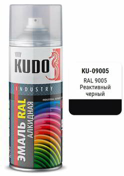 ����� ������������� KUDO RAL 9005 ���������� ������, ��������, 520 ��., KU-09005