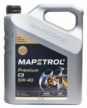 ����� �������� ������������� MAPETROL PREMIUM C3 5W40, 5 ������., MAP0045