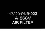 ������ ���������, ����������� ������� FQ FQ, A-868V