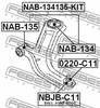 ����������� �������� �������� FEBEST NISSAN, RENAULT, NAB-134
