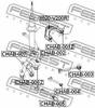 ����������� ������ �������� FEBEST ����� CHEVROLET Epica 07-, CHAB-006Z