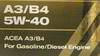 ����� �������� ������������� S-Oil SEVEN GOLD 9 A3/B4, 5W40, 1 ����., E108221, 34123